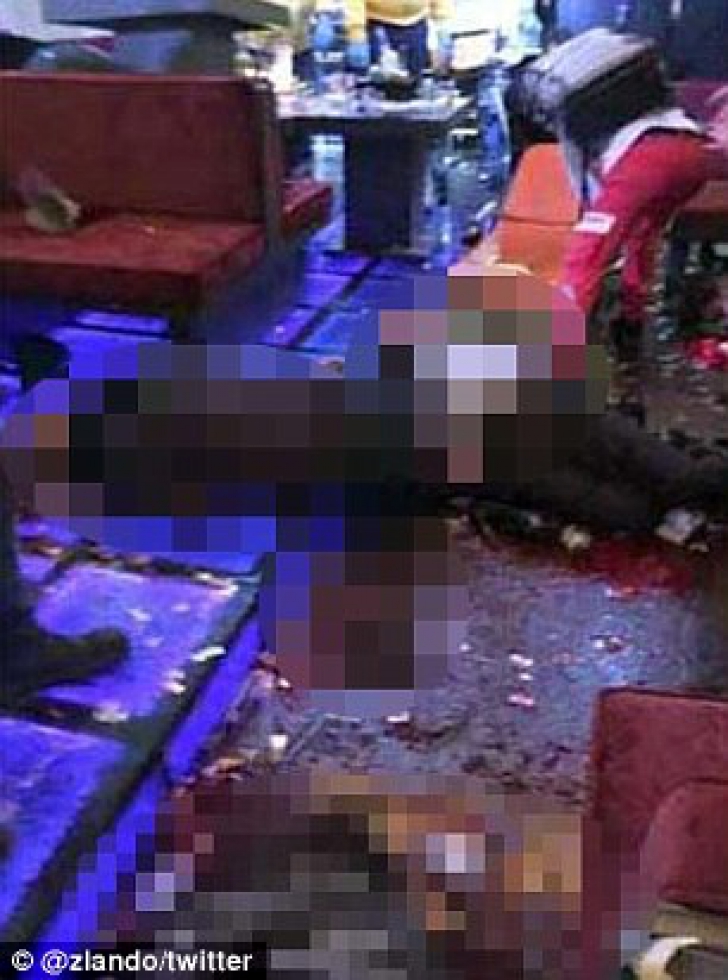 Primele imagini din clubul unde a avut loc atentatul din Istanbul. Suspectul apare şi el 