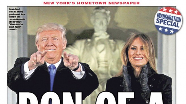 GAFA Copy & Paste: cum s-au făcut de râs două tabloide americane, în ziua învestirii lui Trump