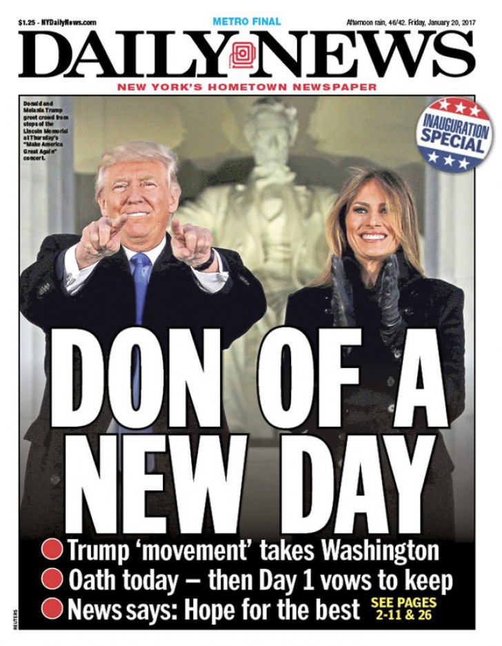 GAFA Copy & Paste: cum s-au făcut de râs două tabloide americane, în ziua învestirii lui Trump