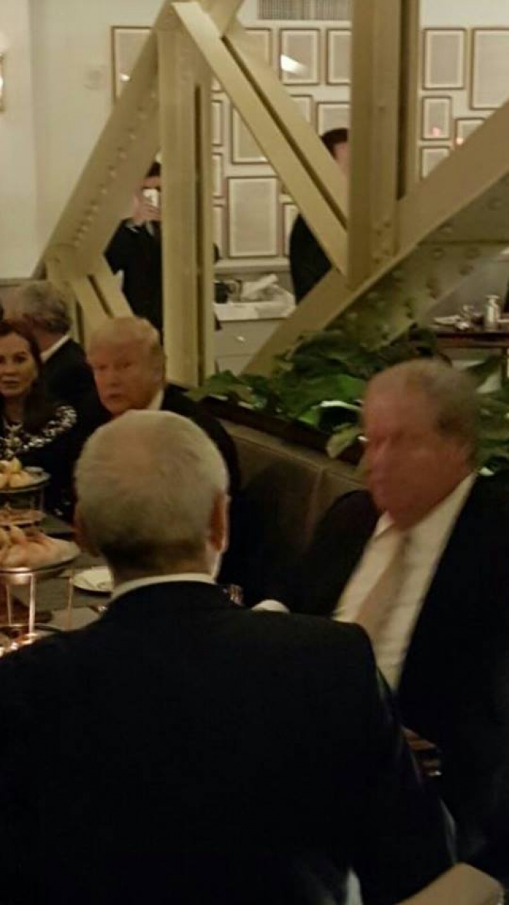 Liviu Dragnea a stat la masă cu preşedintele Donald Trump. Fotografii de la cină 