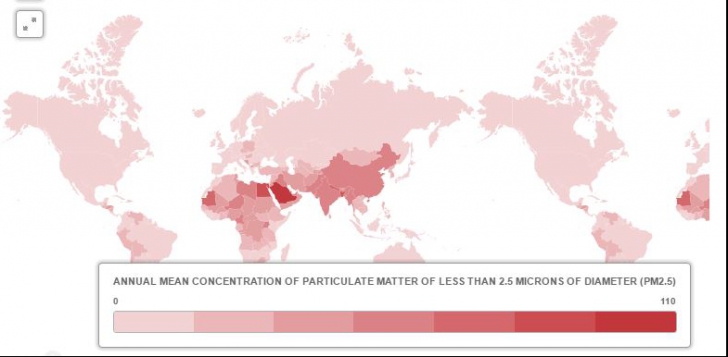 Harta țărilor cu cel mai puțin poluat aer. Ce spun studiile despre România