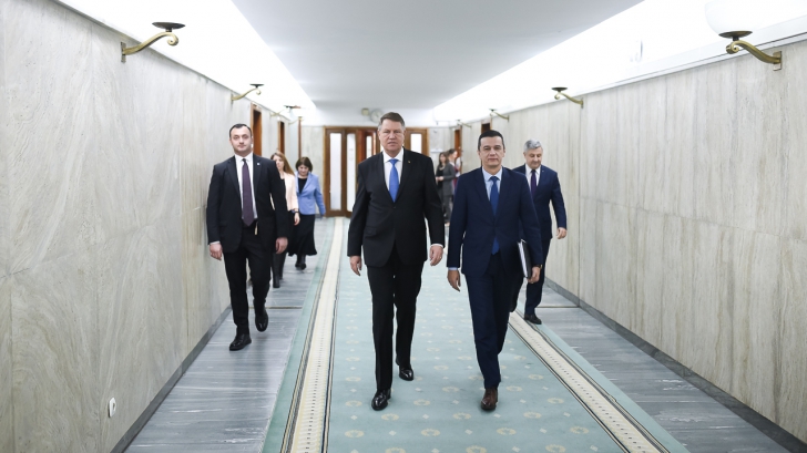 Cum a aflat Grindeanu că Iohannis merge la Victoria, pentru a participa la şedinţa de guvern / Foto: Administraţia Prezidenţială