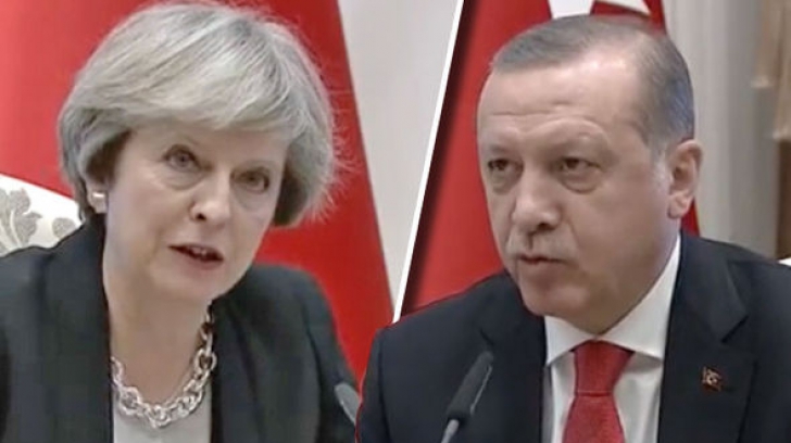 Theresa May și Erdogan au convenit strângerea relațiilor comerciale post-Brexit
