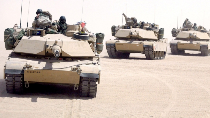 Sute de militari SUA, însoțiți de tancuri Abrams și mortiere, vin în România