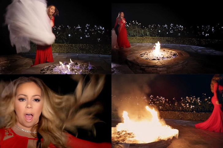 După despărţirea de miliardar, Mariah Carey şi-a incendiat rochia de mireasă de 320.000 de dolari