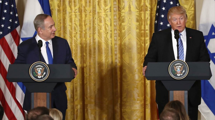 Trump renunță la susținerea pentru soluția celor două state în conflictul israelo-palestinian 