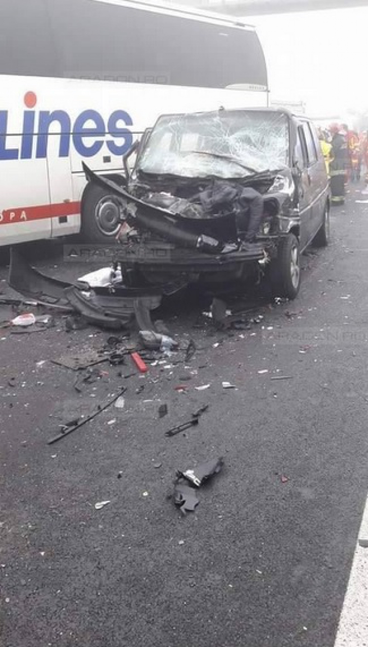 Accident cu un autocar românesc, la graniţa cu Ungaria: Un român a murit, alţi 6 sunt răniţi- UPDATE