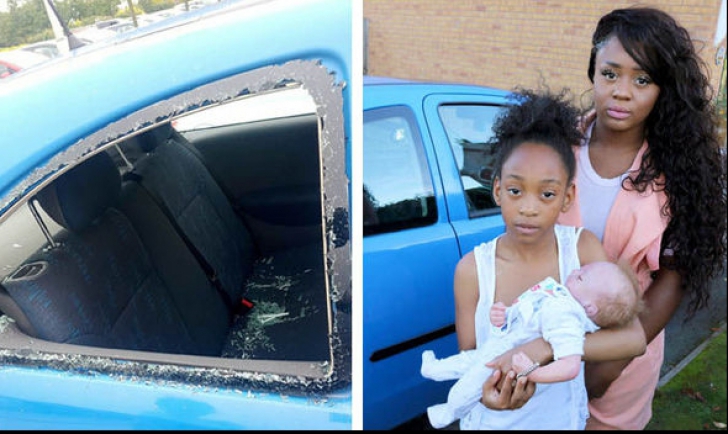 Au spart geamul mașinii să salveze un bebeluș. Polițiștii au încremenit! Ce se afla printre scutece