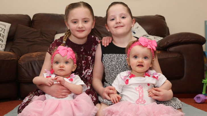 Au adus pe lume patru fetiţe perfect sănătoase, dar cazul lor a uimit întreaga comunitate