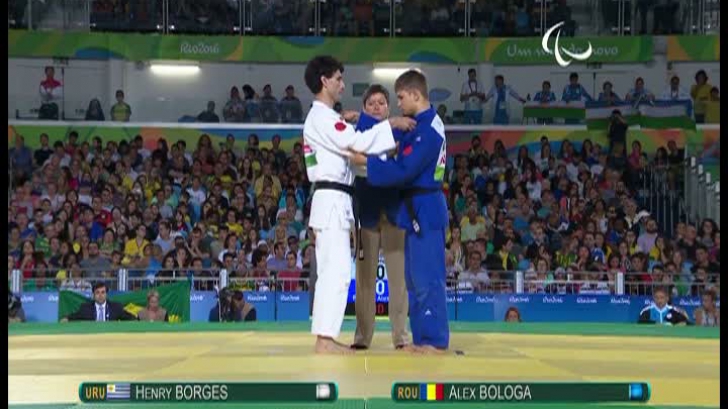 Reuşita unui JUDOKA NEVĂZĂTOR: Alex Bologa a adus României medalia de bronz la Jocurile Paralimpice 