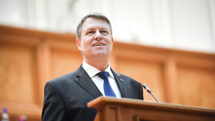 Imagini de la discursul preşedintelui Iohannis în Parlament