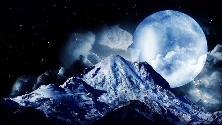 Trei evenimente astronomice rare, vineri noapte: Ce este Luna de zăpadă?