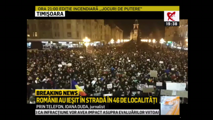 Proteste în marile oraşe ale ţării. 200.000 de oameni au cerut, miercuri seară, demisia Guvernului