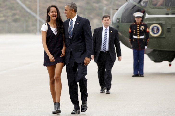 Ipostază inedită - cum a fost fotografiată fiica fostului preşedinte american Barack Obama