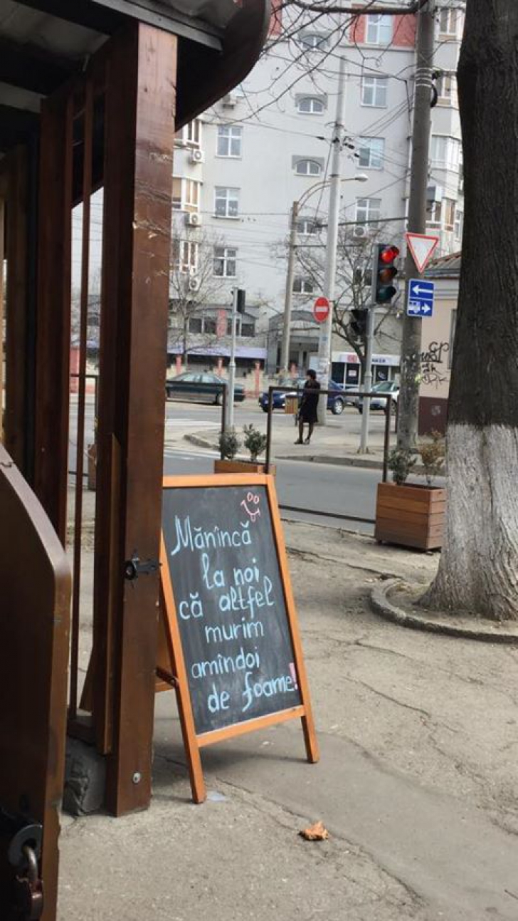 Mesajul scris pe MENIUL unui restaurant din Moldova - toţi se opresc, apoi RÂD 