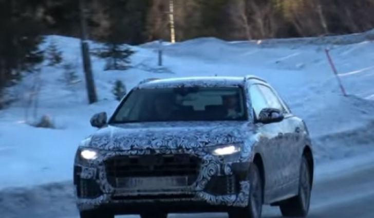Au văzut un SUV camuflat în munţi. S-au uitat mai bine la maşină: era noul Audi Q8