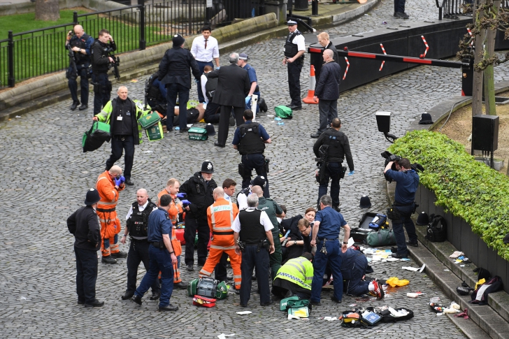 Atac terorist la Londra. Imaginile tragediei de pe Podul Westminster