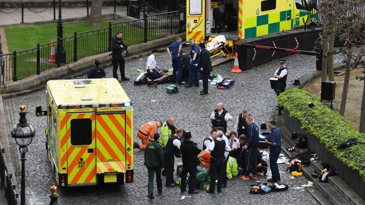 Atentat terorist la Londra. Imaginile care surprind începutul atacului - VIDEO