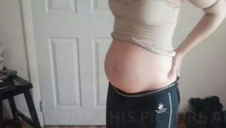 A postat o poză cu burtica de gravidă. Polițiștii au arestat-o pe loc când au văzut detaliul șocant