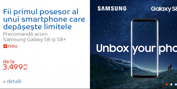 eMAG – Samsung Galaxy S8 si S8 PLUS sunt disponibile in oferta! Ce preturi au modelele