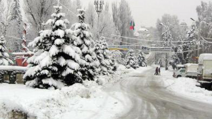 Harghita: Ninsori în tot județul; pe unele drumuri se circulă în condiții de iarnă