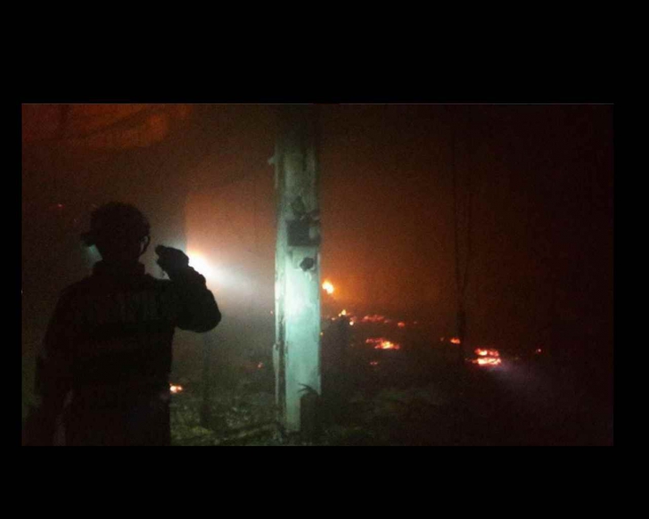 Incendiu puternic la Arad