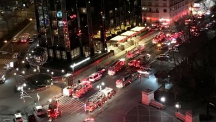 Incendiu la hotelul lui Donald Trump din New York