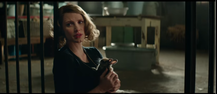 Jessica Chastain se reinventează în drama-documet ,,The Zookeeper's Wife''