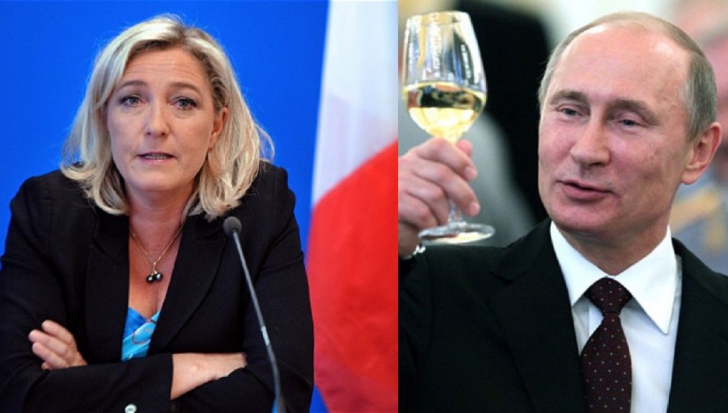 Vladimir Putin, întâlnire neașteptată la Moscova cu Marine le Pen