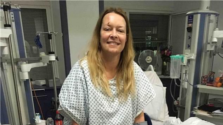 Îndoliată și rănită,încă zâmbește. Imagini emoționante cu una dintre victimele atacului de la Londra