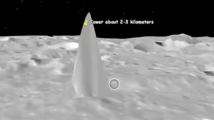 Imagini INCREDIBILE găsite pe Google: ”Extratereștrii au construit TURNURI pe Lună!”