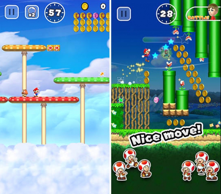 Jocul viral Super Mario Run, disponibil în Google Play 