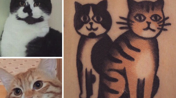 Animale de casă transformate în tatuaje. Vezi ce viziune amuzantă a avut acest artist