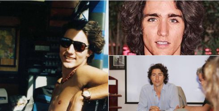 Fotografiile care fac furori pe internet. Cum arăta în adolescență Justin Trudeau, premierul Canadei