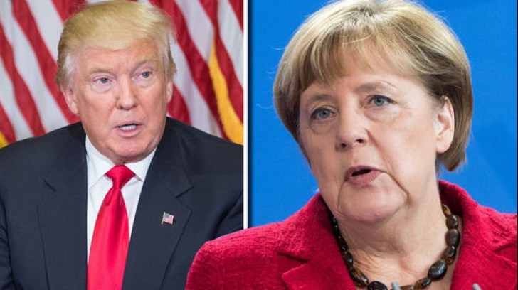 Donald Trump și Angela Merkel se întâlnesc, azi, la Casa Albă. Ce vor discuta 