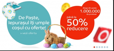 eMAG – Surpriza uriasa: S-a lansat deja promotia de Paste cu un milion de reduceri de pana la 50%