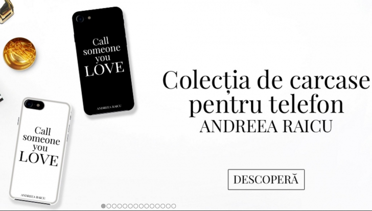 Colectia de carcase pentru telefon Andreea Raicu. Uite ce mesaje haioase au