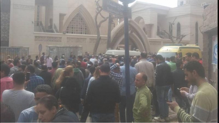 Explozie puternică într-o biserică din Egipt, de Florii! Cel puţin 25 persoane au murit | UPDATE