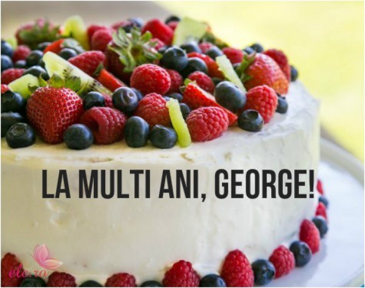 Felicitări de Sf. Gheorghe: La mulţi ani, George! La mulţi ani, Georgiana! La mulţi ani de Sf. Gheorghe!