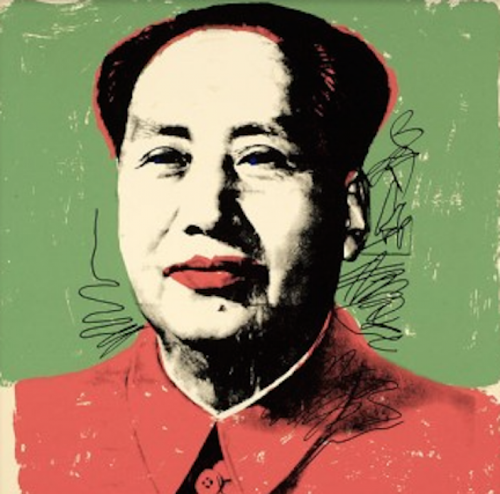 Un potret al dictatorului chinez MAO, vândut pentru 11 milioane. Ce artist renumit l-a realizat 