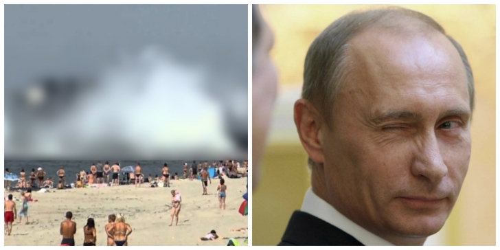 Apariţie-ŞOC pe o plajă din Rusia. Ce s-a apropiat de mal. E cel mai mare vas de luptă al lui Putin