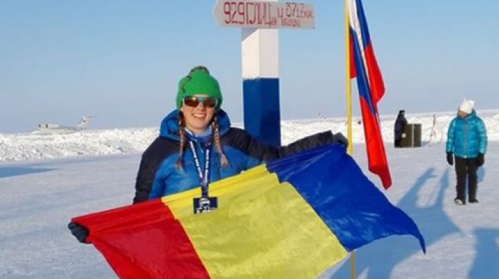 O româncă a participat pentru prima dată la Maratonul de la Polul Nord. Rezultat spectaculos