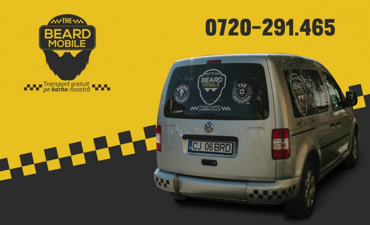 Primul serviciu de taxi comunitar din România, creat la Cluj. De ce se numeşte Beard Mobile