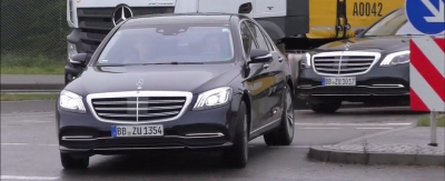 Noul Mercedes S-Class Facelift a ieşit pentru prima dată în trafic. Cum arată limuzina