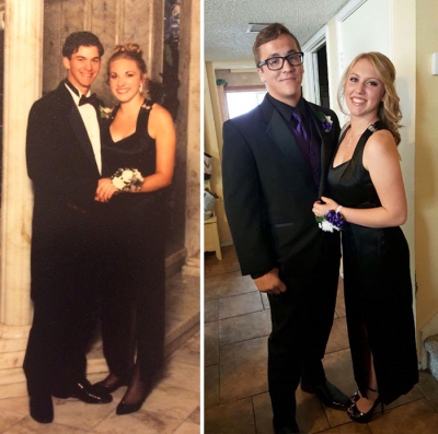 Aşa mamă, aşa fiică! Tinerele care au purtat la petrecerea de absolvire rochiile mamelor