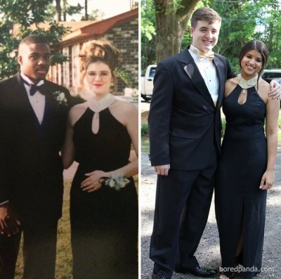 Aşa mamă, aşa fiică! Tinerele care au purtat la petrecerea de absolvire rochiile mamelor