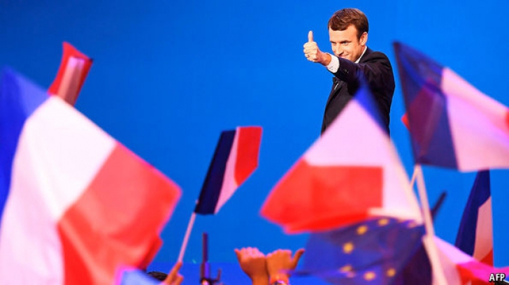 ALEGERI FRANŢA: Emmanuel Macron - preşedinte, cu 66% dintre voturi. Primul său MESAJ