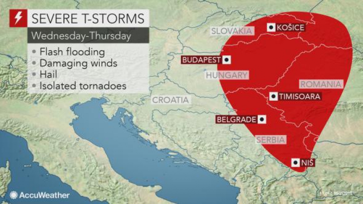 Alertă meteo. România, lovită de fenomene extreme, în următoarele zile: furtuni violente şi tornade