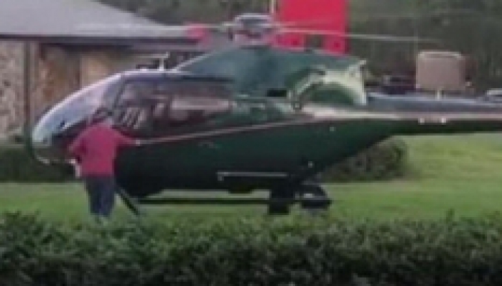 S-a dus la un restaurant fast food cu elicopterul. Ce a urmat este uluitor!