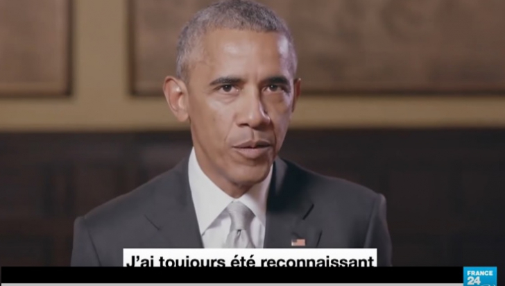 Surpriză plăcută pentru Macron - Barack Obama îl susţine public 